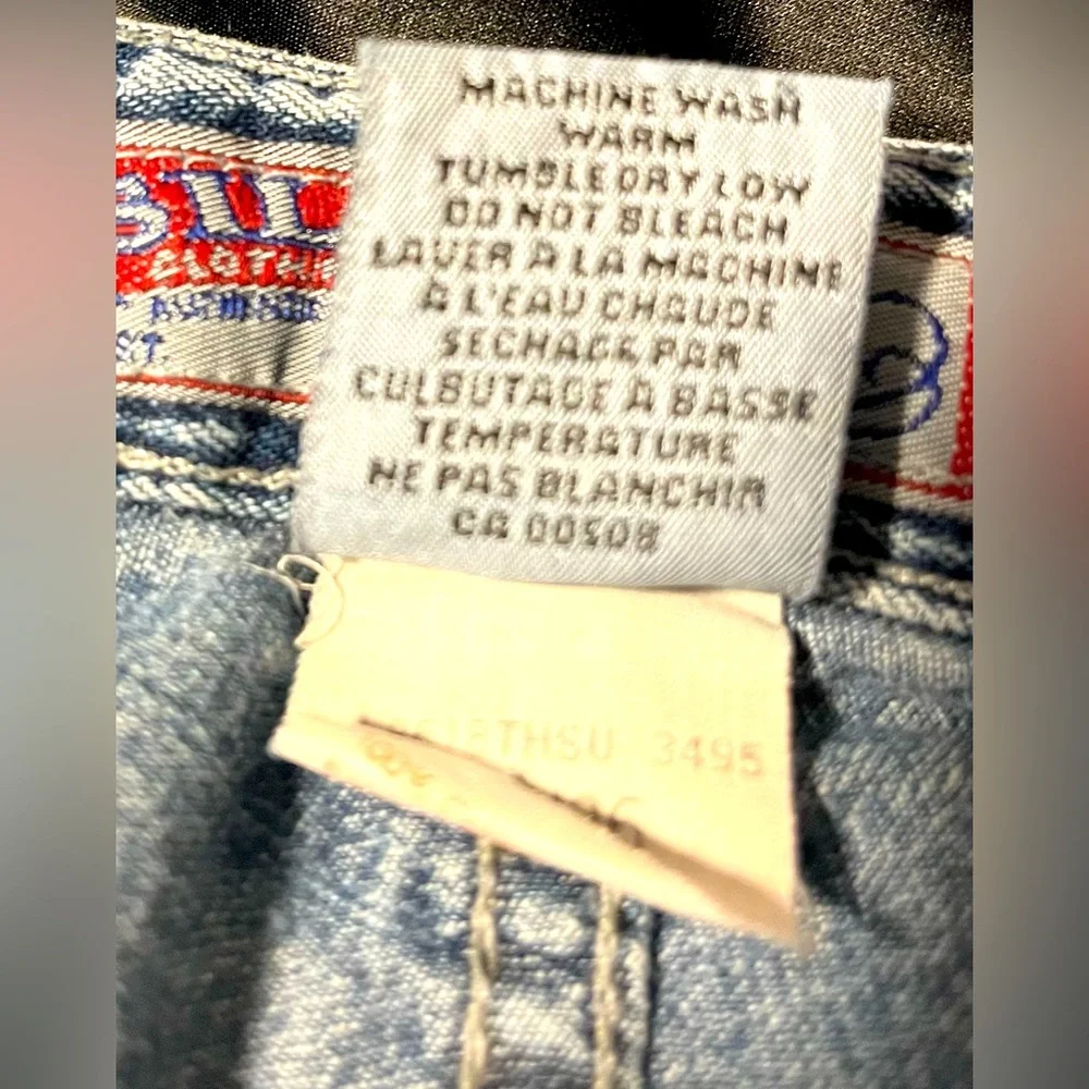 Vintage Y2K Silver Button Fly Jeans - Picture 11 of 12